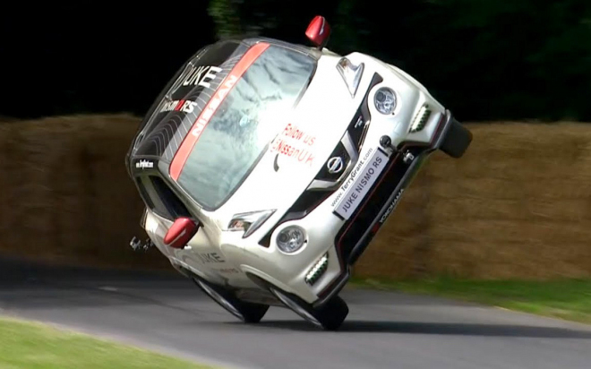 Nissan Juke Nismo RS projel Goodwood v rekordním čase... po dvou kolech (video)