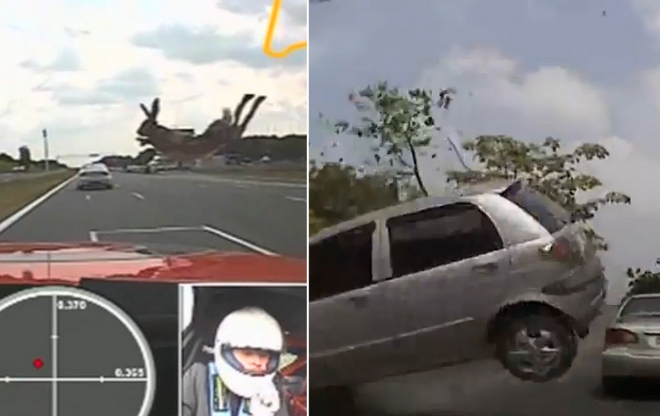 Co také čekat za volantem? Občas vám do skla vlétne zajíc, jindy Matiz (videa)