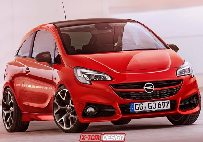 Opel Corsa OPC 2015: ilustrace nové kapesní rakety daleko od cíle jistě nestřílí