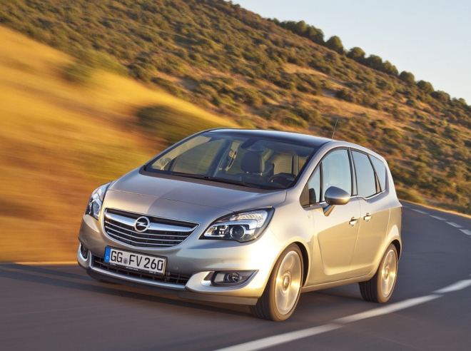 Opel Meriva 2014: facelift přivál novější příď i diesel 1,6 CDTI