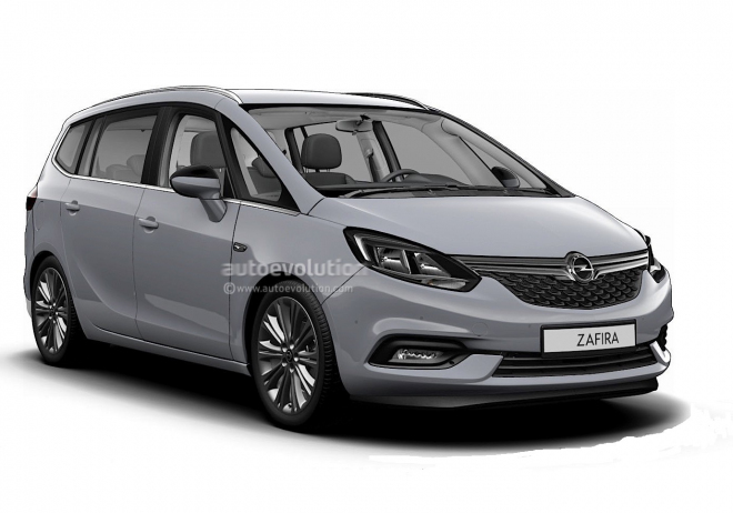 Opel Zafira 2016: facelift odhalen únikem konfigurátoru, bumerangy jsou pryč
