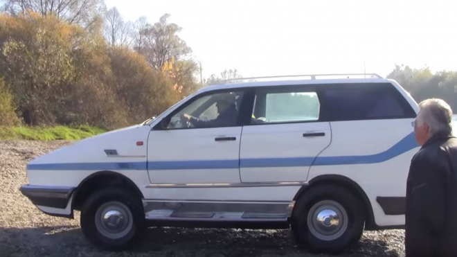 Ukrajinec si doma postavil VW Passat jako nikdo jiný na světě, teď ho prodává