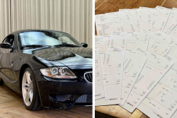 Někdo najel s drsným BMW Z4 M Coupe neuvěřitelné kilometry a tohle jsou faktury za servis. Účty za chiropraktika chybí