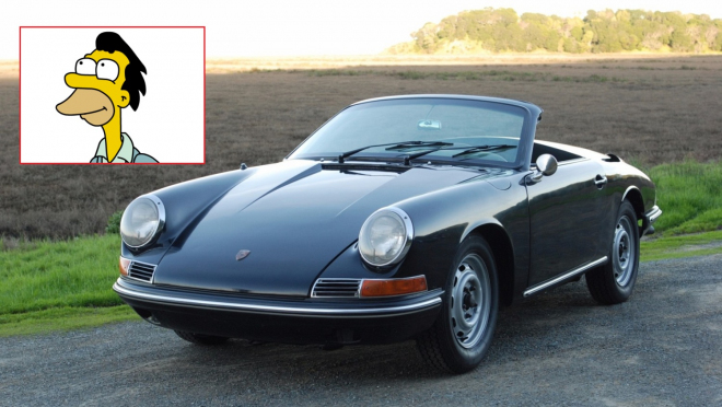 Toto Porsche 911 je vzácné a levné. Asi proto, že vypadá jako Lenny ze Simpsonů