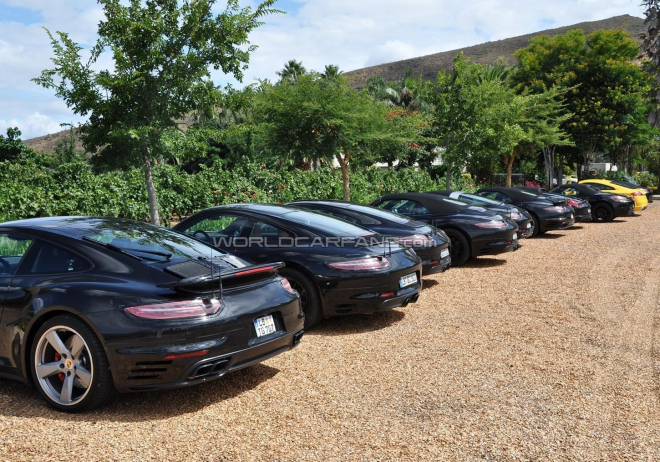 Porsche 911, Boxster a Cayman 2015: tři facelifty zachyceny zblízka