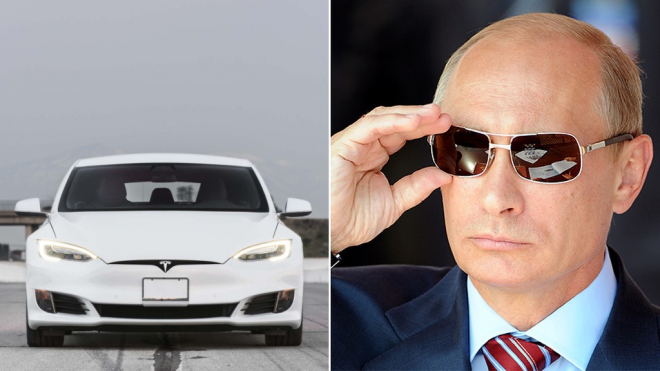 Jezdil by Putin s Teslou? Odpověděl na to a řekl i, proč nejsou elektromobily „čisté”