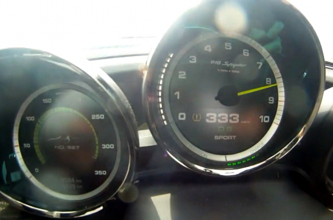 Porsche 918 Spyder Weissach: takhle neskutečně zrychluje z 0 na 333 km/h (video)