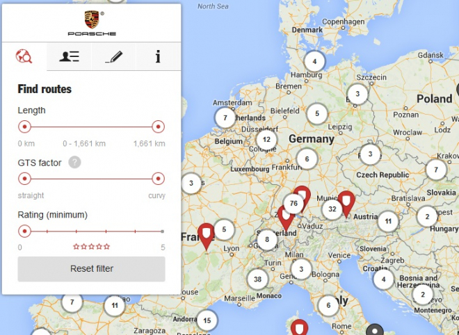 Nejzajímavější silnice světa: nová mapa Porsche je ukáže na jednom místě