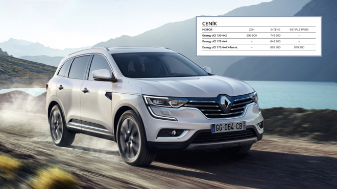 Nový Renault Koleos dorazil na český trh. S motory se drží při zemi, s cenami ne