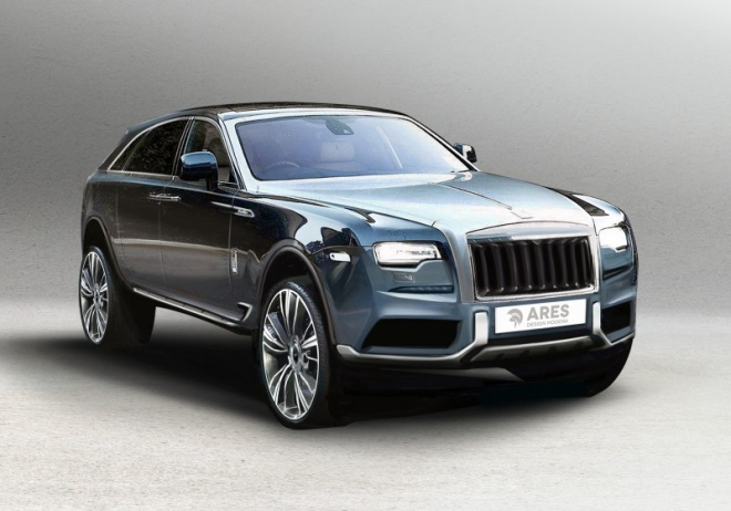 Takhle by mohlo vypadat SUV Rolls-Royce, zatím vám jej postaví jen Ares Design