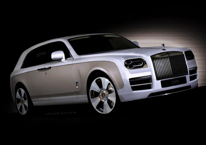 SUV Rolls-Royce: takhle by mohlo reálně vypadat (ilustrace)