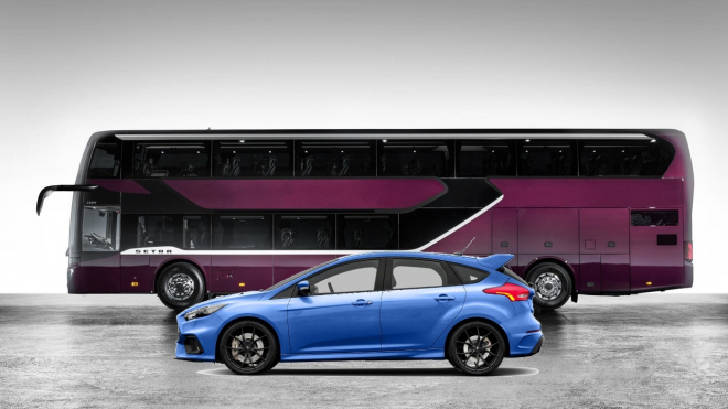 Tento nový autobus má stejný koeficient odporu vzduchu jako Ford Focus RS