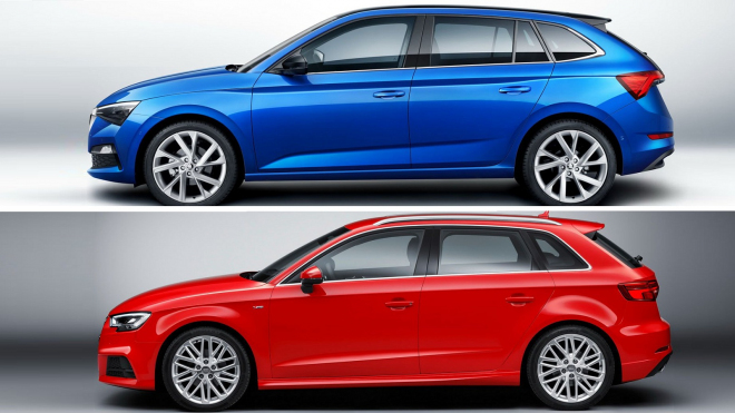 Srovnejte si novou Škodu Scala s Audi A3. Není to zase tak troufalé, ani v interiéru
