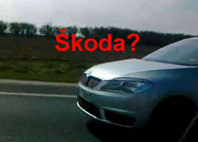 Škoda Rapid přistižena... A byla to vůbec Škoda?