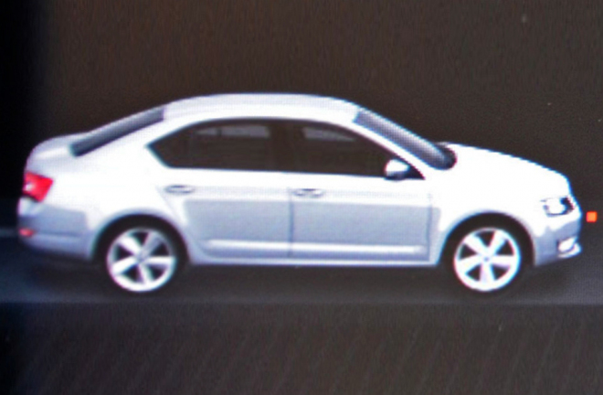 Škoda Octavia III 2013: nová Octavia odhalena skrze palubní systém