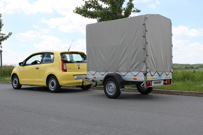 Tažné zařízení také pro Škodu Citigo, VW up! a Seat Mii, utáhne až 750 kg