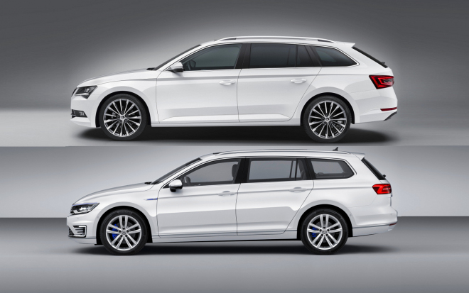 Škoda Superb Combi vs. VW Passat Variant: první klání bestsellerů
