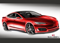 Saleen Tesla Model S ukázal svou podobu, přibude výkon i karbonové brzdy