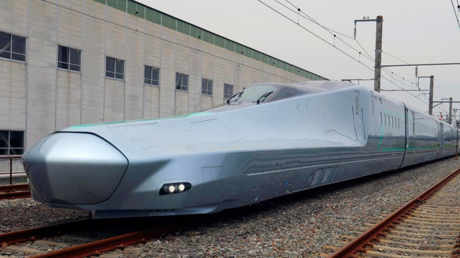 Japonci vypustili na trať velmi podivně tvarovaný vlak, má být nejrychlejší na světě
