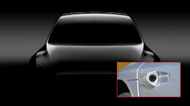 Tesla pustila do světa první fotku malého SUV. Model Y už si vystačí bez zrcátek
