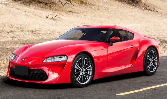 Nová Toyota Supra se ukázala na realističtější ilustraci, podle špionážních fotek
