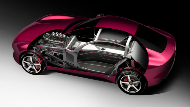 TVR odhalilo karbonové šasí nového kupé, chystá i roadster