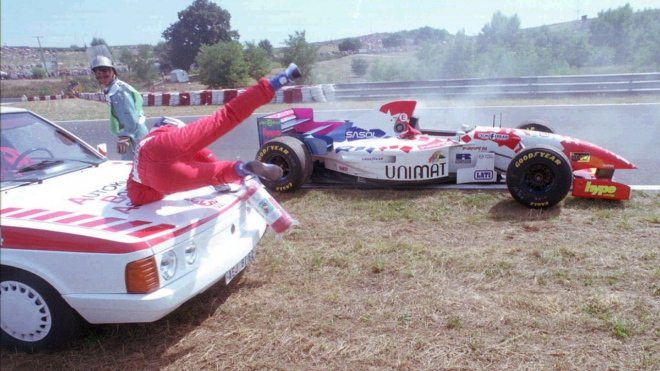 Tatra je dodnes jediným autem, které jako safety car srazilo pilota při závodě F1