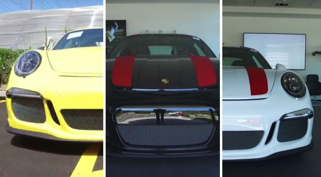 Dealer Porsche u sebe má hned tři 911 R i v neobvyklých barvách, ukázal je na videu
