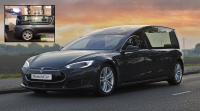 Pohřební Tesla Model S je ideální vůz pro velmi tiché obřady