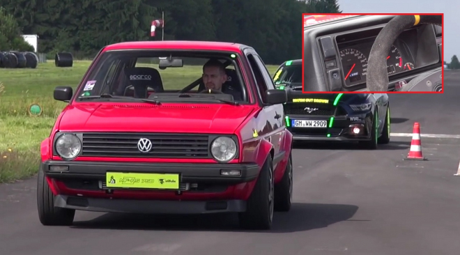Nenápadný VW Golf II zkazil na sprintech náladu všem, byl k neporažení (video)