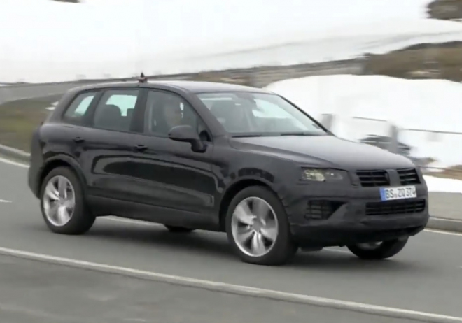 VW Touareg 2014: první špionáž faceliftu naznačuje jen mírnou korekci vzhledu
