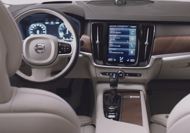 Interiér nového Volva S90 je prý místem, kde se sny stávají realitou (videa)