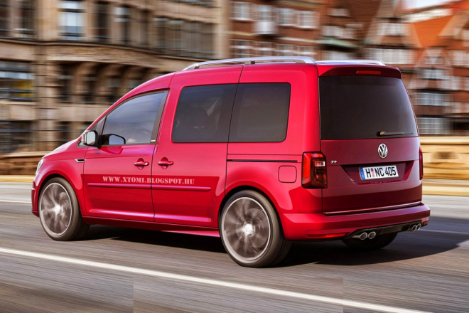 VW Caddy R a Opel Corsavan OPC: s balíky by šlo jezdit ještě rychleji (ilustrace)