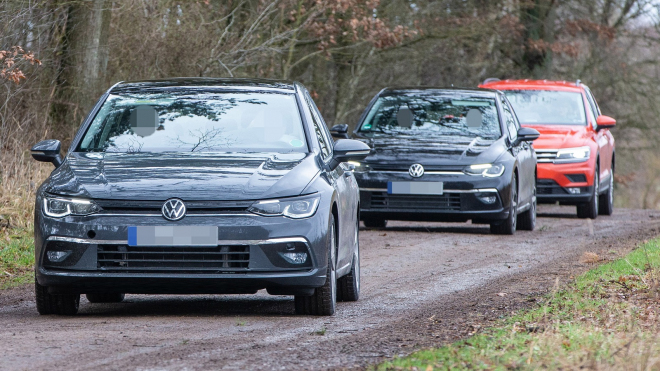 Nový VW Golf VIII nafocen prakticky bez maskování, revoluci vskutku nečekejte