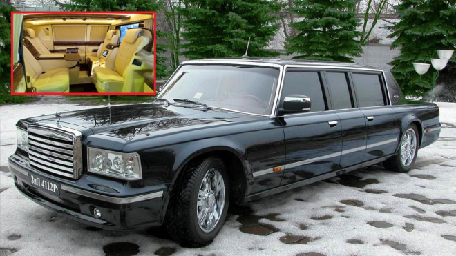 K mání je limuzína pro Putina. ZiL 4112-R hýří přepychem, je jediný na světě
