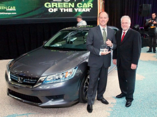 Zelené auto roku 2014: vítězem je Honda Accord, hlavně ta hybridní