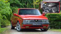 Krásná Alfa Romeo 75 s 3,0 V6 Busso už se nevidí, tato může být vaše