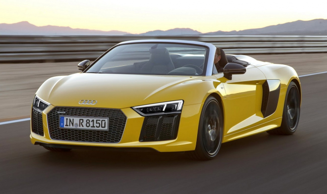 Nové Audi R8 Spyder oficiálně, v jediné verzi zvládá stovku za 3,6 sekundy