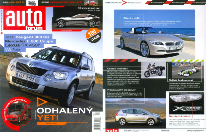 Nové číslo magazínu Autoforum právě v prodeji.