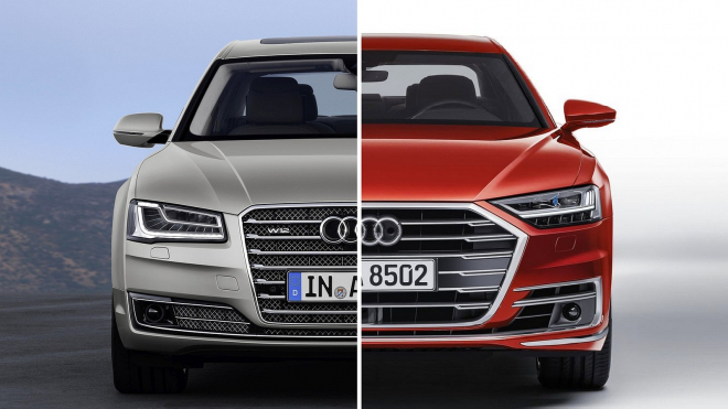 Srovnejte si nové Audi A8 s předchozím. Jak moc se toho opravdu změnilo?