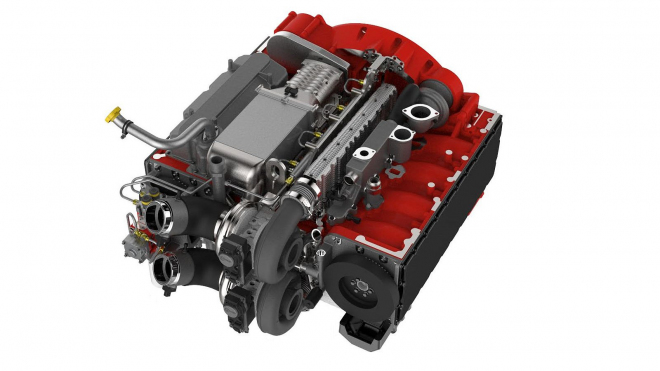 Převratný nový diesel původně pro tanky má 8 pístů, 4 válce, 1 000 koní a 0 ventilů