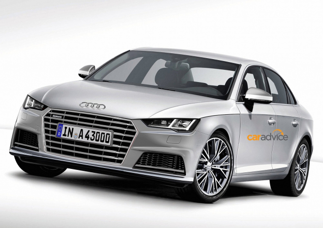 Nové Audi A4 B9 se dále odhaluje, design vskutku bude jen evoluční