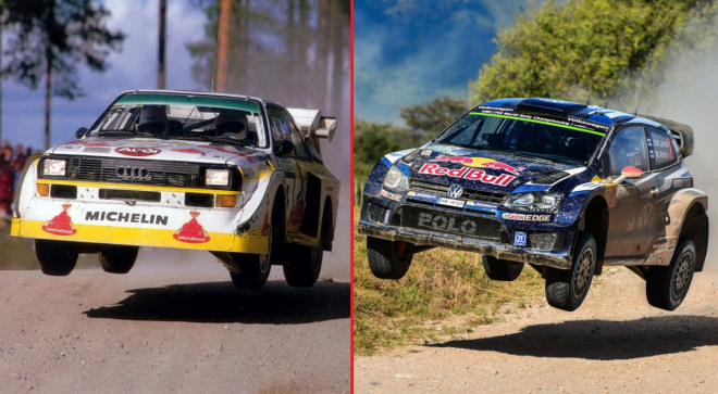 Monstra rallye skupiny B vs. moderní stroje WRC: jak si stojí proti sobě?