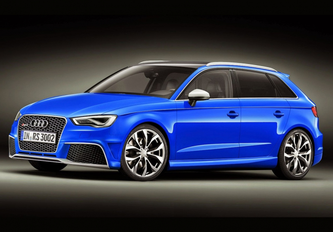 Audi RS3 Sportback 2015: nová vrcholná A3 o mnoho jinak vypadat nemůže (ilustrace)