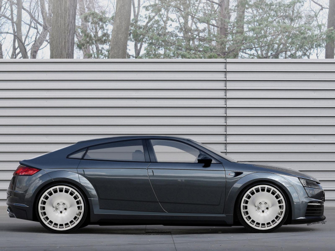 Audi TT Sportback by v reálu mohlo vypadat klidně takto (ilustrace)