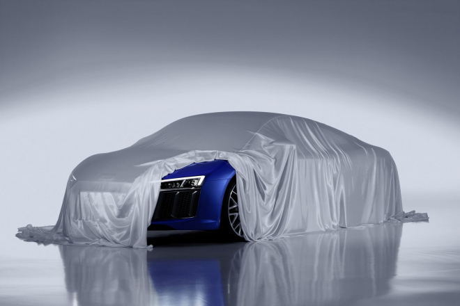 Audi R8 2015 se začalo odhalovat. LEDky budou standard, lasery za příplatek