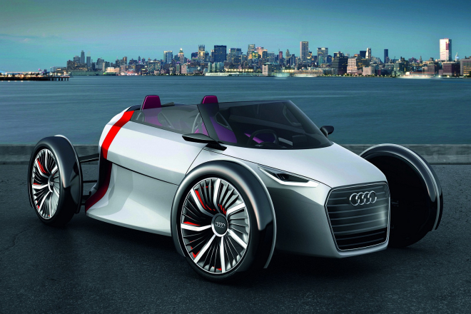 Audi Urban Concept: Messerschmitt na kolech v detailech