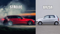 20 aut, která nejvíce a nejméně překračují rychlost. V čem jezdí střelci? V čem brzdy?