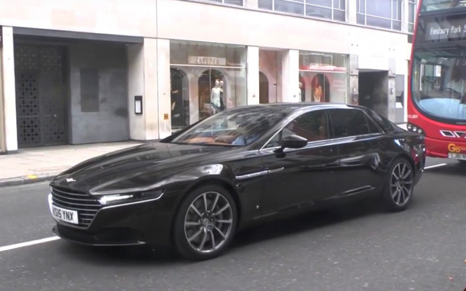 Aston Martin Lagonda 2015 poprvé natočen na ulici, vypadá majestátně (video)