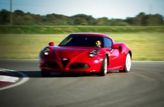 Giancarlo Fisichella prožil několik menších extází za volantem Alfy 4C (video)
